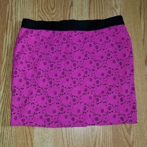 Candies Pink Stretch Mini Skirt